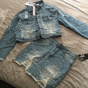2 piece denim set